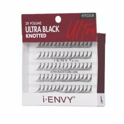 Kiss: I Envy Ultra Black Knotted Individual Lash Extensions 11 Kiss: I Envy Ultra Black Knotted Individual Lash Extensions -Wig Care Shop kiss cosmetics kiss i envy ultra black knotted individual lash extensions 30279462912086