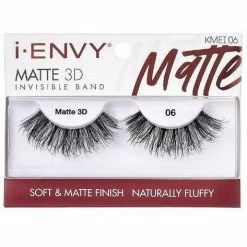 Kiss: Matte 3D Invisible Band Fluffy Eyelash -Wig Care Shop kiss cosmetics kiss matte 3d invisible band fluffy eyelash 15796953251926
