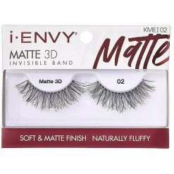 Kiss: Matte 3D Invisible Band Fluffy Eyelash -Wig Care Shop kiss cosmetics kiss matte 3d invisible band fluffy eyelash 15796953481302
