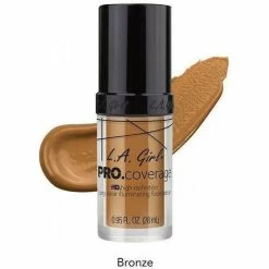 L.A. GIRL: Pro Coverage Illuminating Foundation -Wig Care Shop l a girl cosmetics bronze l a girl pro coverage illuminating foundation 41986949136