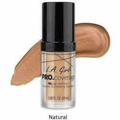 L.A. GIRL: Pro Coverage Illuminating Foundation -Wig Care Shop l a girl cosmetics natural l a girl pro coverage illuminating foundation 41954312208