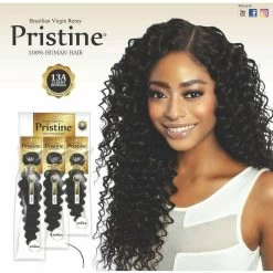 Pristine: 13A 100% Unprocessed Human Hair 3 Bundle Pack - Deep Wave -Wig Care Shop mane concept virgin human hair pristine 13a 100 unprocessed human hair 3 bundle pack deep wave 14514958532694