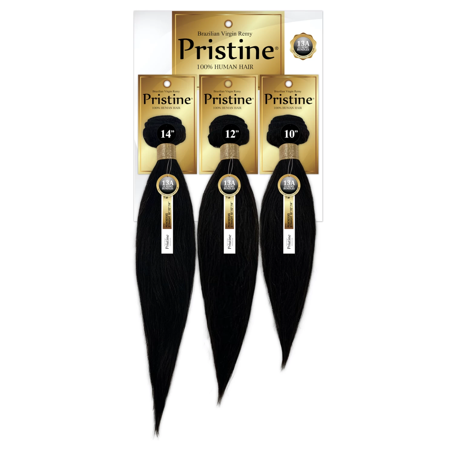 Pristine: 13A 100% Unprocessed Human Hair 3 Bundle Pack - Straight 4 Pristine: 13A 100% Unprocessed Human Hair 3 Bundle Pack - Straight - Image 2
