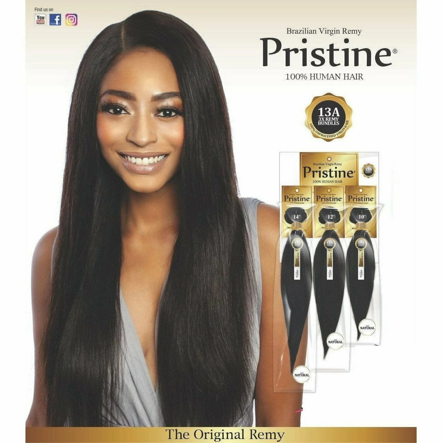 Pristine: 13A 100% Unprocessed Human Hair 3 Bundle Pack - Straight 6 Pristine: 13A 100% Unprocessed Human Hair 3 Bundle Pack - Straight - Image 4