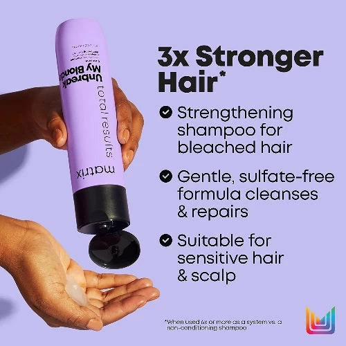Matrix: Total Restults Unbreak My Blonde Shampoo 10.1oz 4 Matrix: Total Restults Unbreak My Blonde Shampoo 10.1oz - Image 2