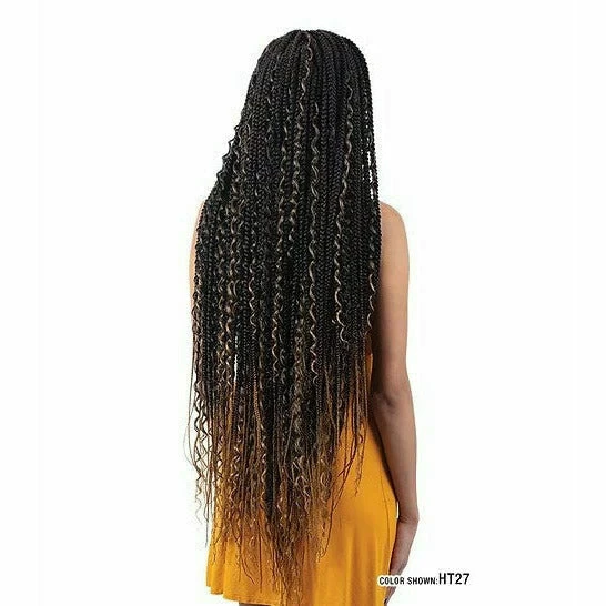 Mayde Beauty: 3x Waterfall Box Braid 34" Crochet Braids 4 Mayde Beauty: 3x Waterfall Box Braid 34" Crochet Braids - Image 2