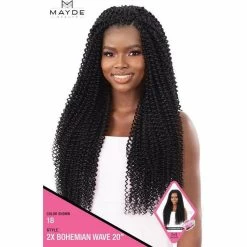 Mayde Beauty: 2X Bohemian Wave 20" FINAL SALE 13 Mayde Beauty: 2X Bohemian Wave 20" FINAL SALE -Wig Care Shop mayde crochet hair mayde beauty 2x bohemian wave 20 15453717200982