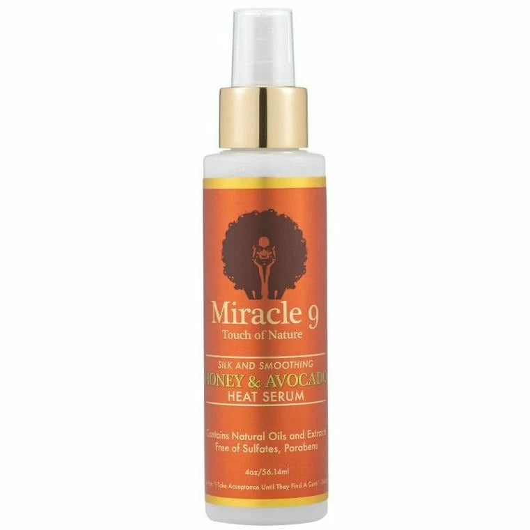 Miracle 9: Silk And Smooth Honey & Avocado Heat Serum 4oz 3 Miracle 9: Silk And Smooth Honey & Avocado Heat Serum 4oz