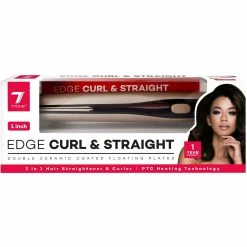 Tyche: Edge Curl & Straight Flat Iron -Wig Care Shop nicka k salon tools tyche edge curl straight flat iron 15932833824854