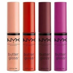 NYX: Butter Lip Gloss .27 Oz 18 NYX: Butter Lip Gloss .27 Oz -Wig Care Shop nyx cosmetics blg01 strawberry parfait nyx butter gloss 3853488324694
