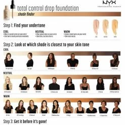 NYX: Total Control Drop Foundation -Wig Care Shop nyx cosmetics pale nyx total control drop foundation 142839939088