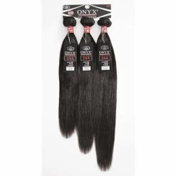 Onyx: 100% Virgin Brazilian Remi 3 Pack - Straight 11 Onyx: 100% Virgin Brazilian Remi 3 Pack - Straight -Wig Care Shop onyx virgin human hair 12 14 16 onyx 100 virgin brazilian remi 3 pack straight 3875645358166