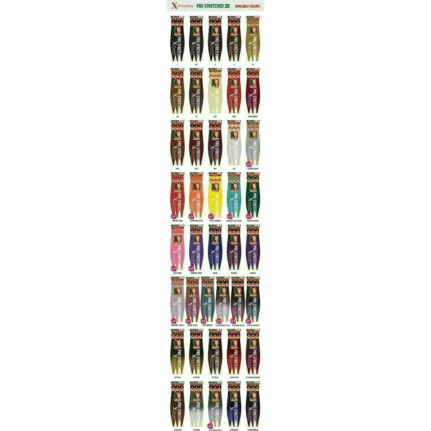 X-Pression: 3X Ultra Pre-Stretched Braid 52" 21 X-Pression: 3X Ultra Pre-Stretched Braid 52" - Image 19