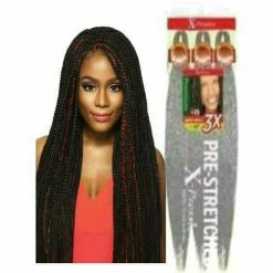X-Pression: 3X Ultra Pre-Stretched Braid 52" 37 X-Pression: 3X Ultra Pre-Stretched Braid 52" -Wig Care Shop outre braiding hair x pression 3x ultra pre stretched braid 52 29345288618070