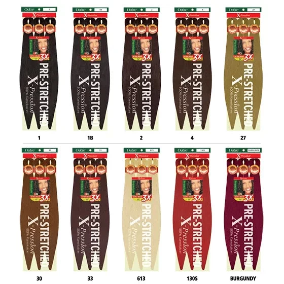 X-Pression: 3X Ultra Pre-Stretched Braid 52" 4 X-Pression: 3X Ultra Pre-Stretched Braid 52" - Image 2