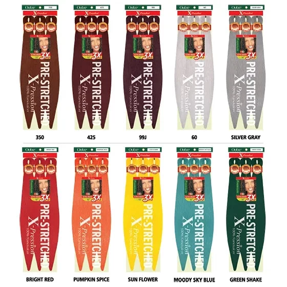 X-Pression: 3X Ultra Pre-Stretched Braid 52" 5 X-Pression: 3X Ultra Pre-Stretched Braid 52" - Image 3