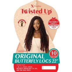 Outre: X-Pression Original Butterfly Locs 22" -Wig Care Shop outre crochet hair outre x pression original butterfly locs 22 31430572277846