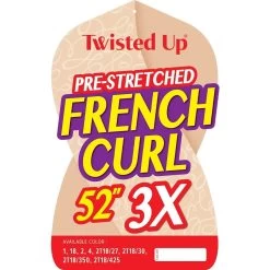 Outre: 3X TWISTED UP-DIY PRESTRETCHED BRAID FRENCH CURL 52" -Wig Care Shop outre pre stretched outre 3x twisted up diy prestretched braid french curl 52 31644490891350