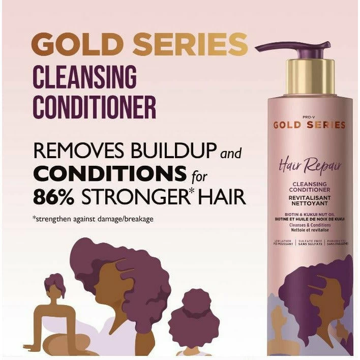 Pantene: Gold Series Repair Cleansing Conditioner 9.1oz 4 Pantene: Gold Series Repair Cleansing Conditioner 9.1oz - Image 2