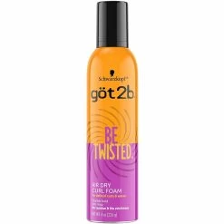 Schwarzkopf Göt2b: Be Twisted Air Dry Curl Foam 8oz