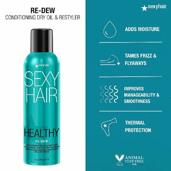 Sexy Hair: Healthy Sexy Hair Redew Conditioning Oil & Restyler 5.1oz 4 Sexy Hair: Healthy Sexy Hair Redew Conditioning Oil & Restyler 5.1oz - Image 2