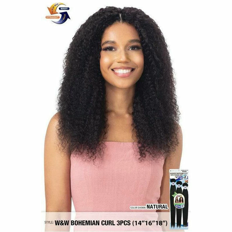 Shake N' Go: Nature W&W Bohemian Curl 3PCS (14"16"18") 3 Shake N' Go: Nature W&W Bohemian Curl 3PCS (14"16"18")