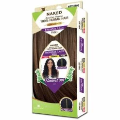 Shake N' Go: 5'' Part Lace Front Loose Deep Natural 301 -Wig Care Shop shake n go hair extensions shake n go 5 part lace front loose deep natural 301 28698938703958