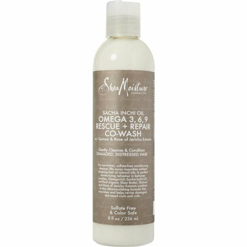 Shea Moisture: Sacha Inchi Rescue + Repair Co-Wash 8oz 3 Shea Moisture: Sacha Inchi Rescue + Repair Co-Wash 8oz