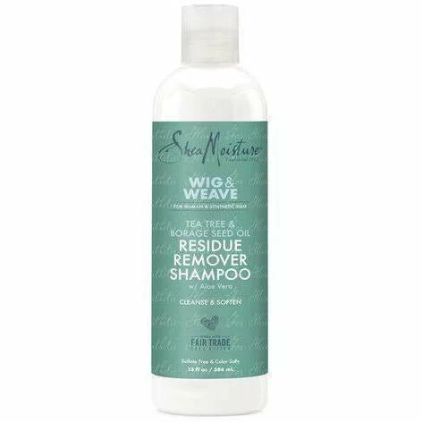 Shea Moisture: Wig & Weave With Tea Tree & Borage Seed Oil Residue Remover Shampoo W/ Aloe Vera 3 Shea Moisture: Wig & Weave With Tea Tree & Borage Seed Oil Residue Remover Shampoo W/ Aloe Vera