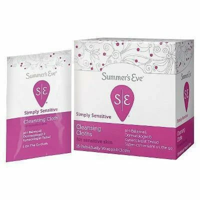 Summer's Eve: Cleansing Cloths 16 Count- Simply Sensitive 3 Summer's Eve: Cleansing Cloths 16 Count- Simply Sensitive