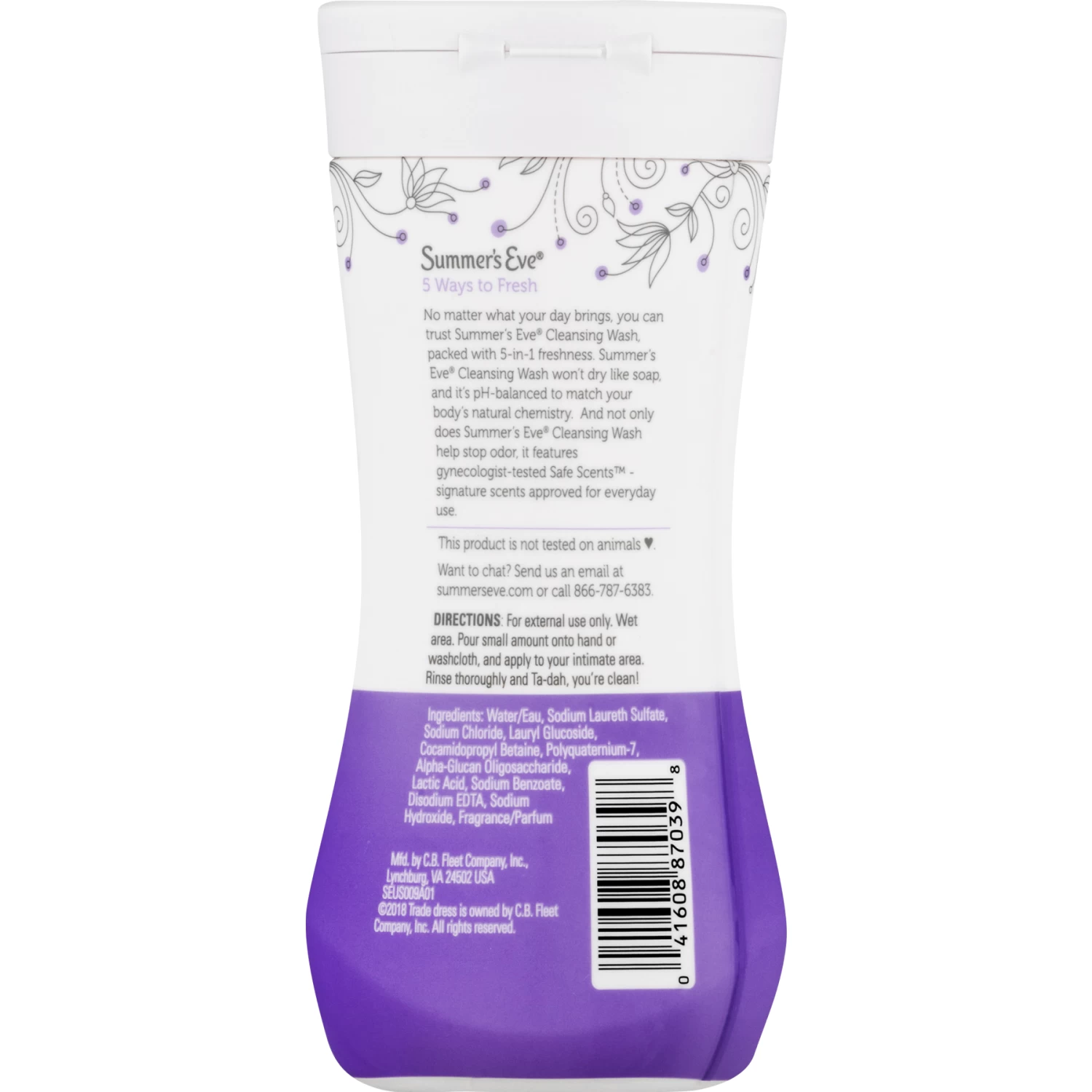 Summer's Eve: Cleansing Wash 9oz - Delicate Blossom 5 Summer's Eve: Cleansing Wash 9oz - Delicate Blossom - Image 3