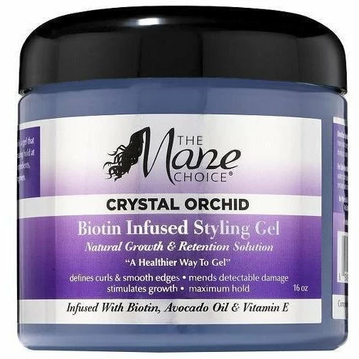Mane Choice: Crystal Orchid Biotin Infused Styling Gel 16oz 3 Mane Choice: Crystal Orchid Biotin Infused Styling Gel 16oz