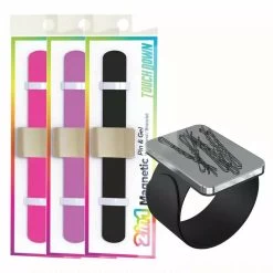 Touchdown: 2in1 Magnetic Pin & Gel Wristband -Wig Care Shop touchdown hair accessories touchdown 2in1 magnetic pin gel wristband 29656305729622