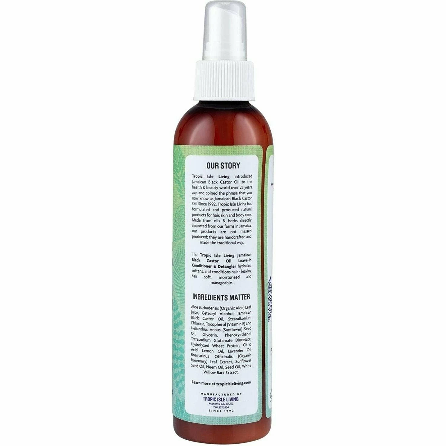 Tropic Isle Living: Jamaican Black Castor Oil Leave-in Conditioner & Detangler 8oz 4 Tropic Isle Living: Jamaican Black Castor Oil Leave-in Conditioner & Detangler 8oz - Image 2