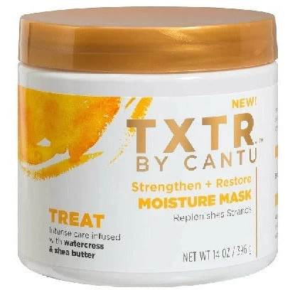 TXTR By Cantu: Strengthen + Restore Moisture Mask 14oz 3 TXTR By Cantu: Strengthen + Restore Moisture Mask 14oz