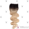 Vera Losa™ Pre-Bleached 4x4 Swiss Lace Closure - Body Wave #1B/613 -Wig Care Shop vera losa virgin human hair 14 1b 613 vera losa pre bleached 4x4 swiss lace closure body wave 1b 613 656641032208
