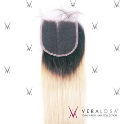 Vera Losa™ Pre-Bleached 4x4 Swiss Lace Closure - Straight #1B/613 -Wig Care Shop vera losa virgin human hair 14 1b 613 vera losa pre bleached 4x4 swiss lace closure straight 1b 613 4484898816086