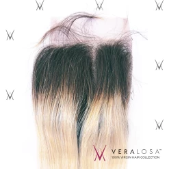 Vera Losa™ Pre-Bleached 4x4 Swiss Lace Closure - Straight #1B/613 -Wig Care Shop vera losa virgin human hair 14 1b 613 vera losa pre bleached 4x4 swiss lace closure straight 1b 613 4484899012694