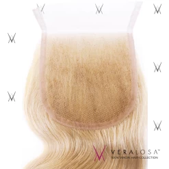 Vera Losa™ Pre-Bleached 4x4 Swiss Lace Closure - Body Wave #613 -Wig Care Shop vera losa virgin human hair 14 613 vera losa pre bleached 4x4 swiss lace closure body wave 613 4484449763414