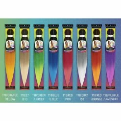 Spetra: Rainbow EZ Braid 30" (Pre-Stretched)