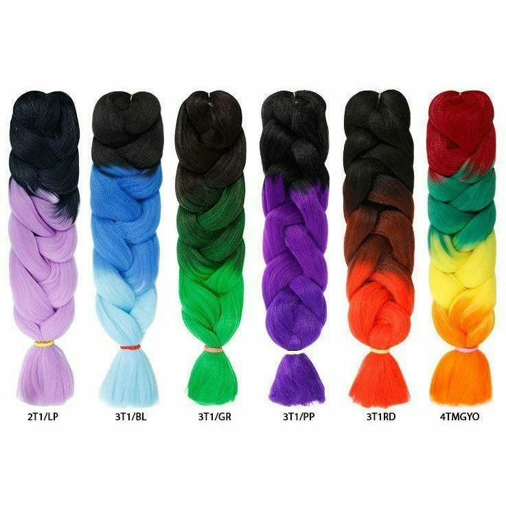 Vivica Fox: Rainbow Jumbo Braid 64" 9 Vivica Fox: Rainbow Jumbo Braid 64" - Image 7